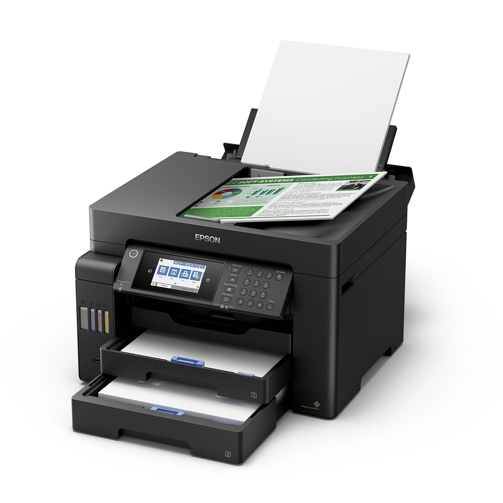 Epson Ink Tank Color Printer L15160 A3 Multi Function with Duplex | ADF | Fax | Lan | WiFi (4 Colour) view 2
